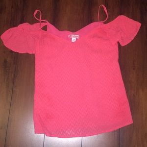 Coral Top from Kohl's